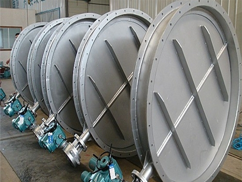 耐磨斜板塵氣蝶閥